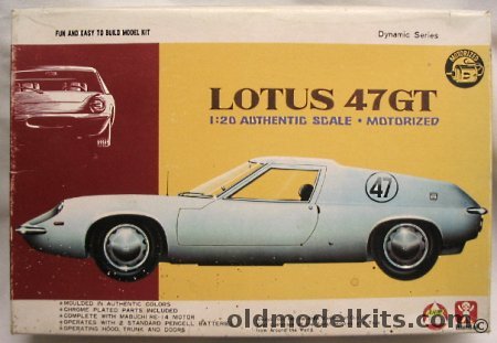 Bandai 1/20 Lotus 47GT Motorized, K112-598 plastic model kit
